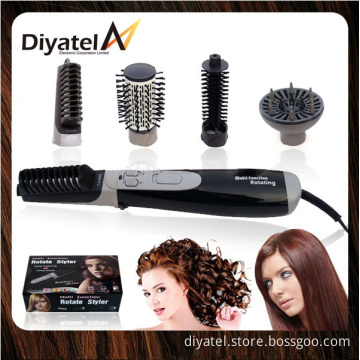 Hot Air Brush Multi Hair Styler 4 In1 Rotating Brush (DY-913)